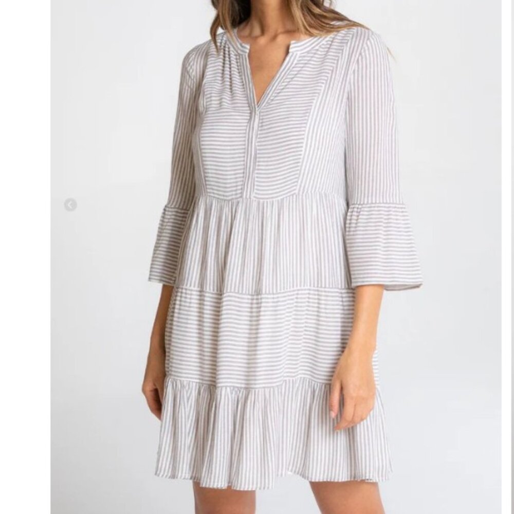 Lovestitich Margaux Tiered Mini Dress